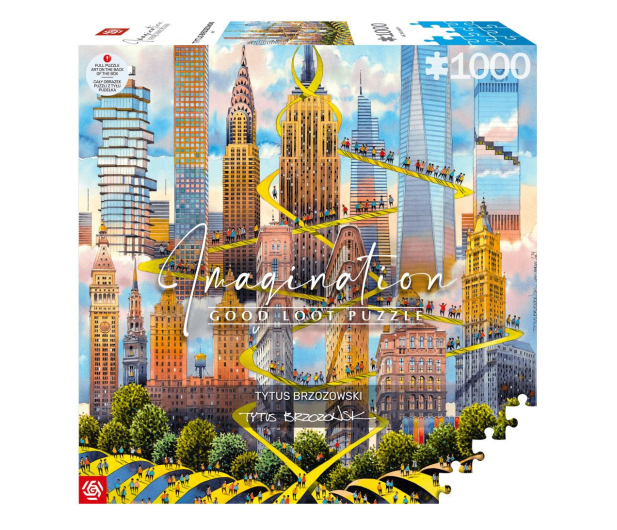 Merch Imagination Puzzle: Tytus Brzozowski Nowy Jork / New York 10 - 1275301 - zdjęcie 3